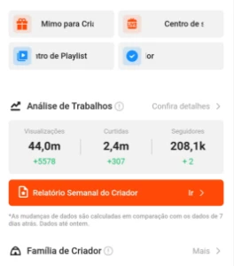 Conta Kwai Verificada 200K - Redes Sociais