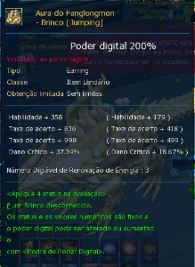 Conta Ladmo Server Omegamon - Digimon Masters Online