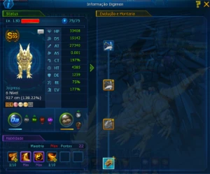 Conta Ladmo Server Omegamon - Digimon Masters Online