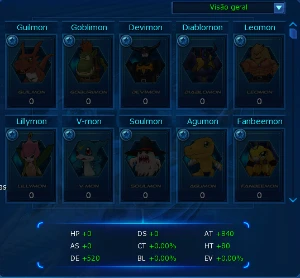 Conta Ladmo Server Omegamon - Digimon Masters Online