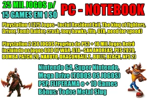 Fliperama Digital 25 mil jogos - Outros