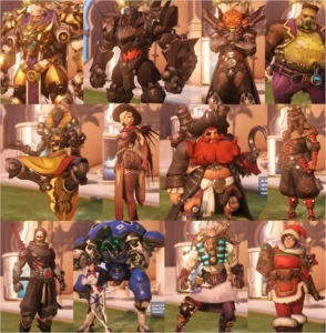 Overwatch account level 250 and more than 20 legendary skins - Blizzard