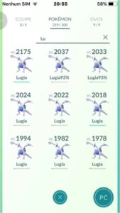 Pokemon Go com 3 Mewtwo Level 30 (Todos os Lendários ) - Pokémon
