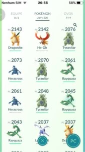 Pokemon Go com 3 Mewtwo Level 30 (Todos os Lendários ) - Pokémon