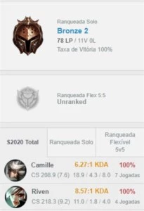 CONTA DE LOL 10/0 NA MELHOR DE 10 - League of Legends