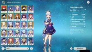 CONTA GENSHIN IMPACT AR3 | AYAKA - ZHONGLI | COM PSN INCLUSA