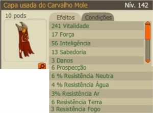 Capa Usada de Carvalho Mole (Spiritia) - Dofus