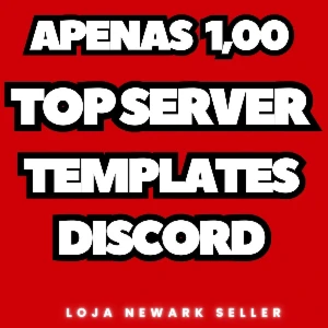💥 Templates de Discord INCRÍVEIS – Monte Seu Servidor em Mi