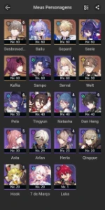 Honkai Star Rail Ar 48 Seele / Kafka / Gepard / Bailu E Welt - Honkai: Star Rail