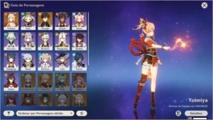 ar 35 zhong, yoimiya e mais de 5000 gemas - Genshin Impact