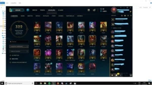 Conta gold com 83 champions e 27 skins - League of Legends LOL