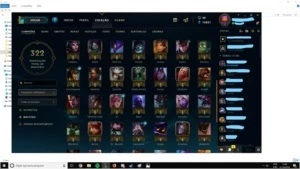 Conta gold com 83 champions e 27 skins - League of Legends LOL