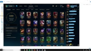Conta gold com 83 champions e 27 skins - League of Legends LOL