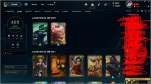 Conta de LoL, Valorant e WR - League of Legends