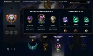Smurf LoL (TENHO EMAIL) - League of Legends