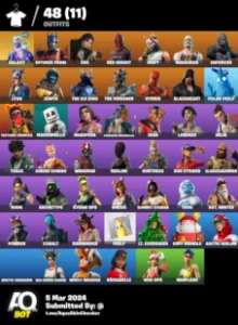 Conta com skins raras (old) - Fortnite