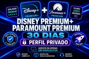 Disney 4K + Paramount 4K | Privado [30 Dias] - Assinaturas e Premium