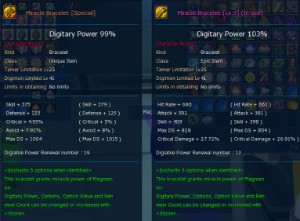 aoa factor miracle brac lv 9, special - Digimon Masters Online DMO