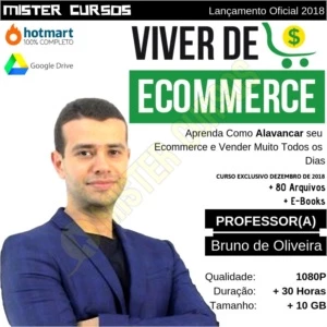 CURSO COMPLETO - Viver de E-commerce - Bruno de Oliveira - Cursos e Treinamentos