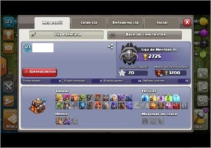 conta clash of clans cv 10 top e barato !!!