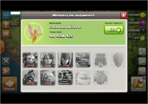 conta clash of clans cv 10 top e barato !!!