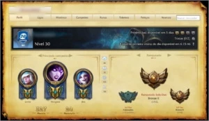 Conta Bronze II - League of Legends LOL
