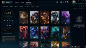 V>Conta de League of Legends com mais de 300 Skins LOL