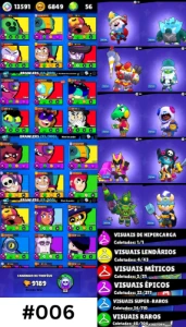 Contas de Brawl Star - #006 📅2022 - Brawl Stars