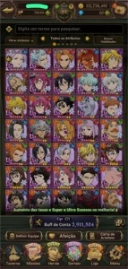 Conta The Seven Deadly Sins Grand Cross GLOBAL - Others