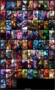 CONTA LOL Platina 5 BORDA Platina, 83 Skins 80 Campeões - League of Legends