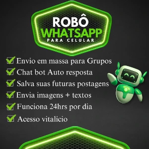 Robô para Celular + envio imagem + texto - Softwares e Licenças
