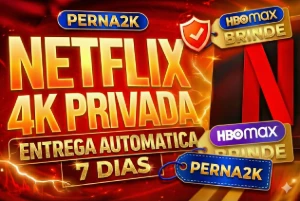 Netflix Plano Premium + Bônus Hbo Max - Assinaturas e Premium