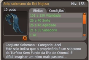 Conjunto soberano completo+gelano AP+30 chan ou agi SPIRITIA - Dofus
