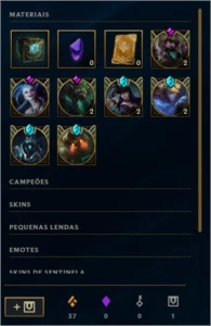 Conta LoL - Platina 2 (Aceito negociar valor) - League of Legends