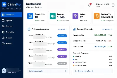 Sistema Clínicas — Gestão Completa em Um Só Lugar! - Sites, Lojas e Sistemas Prontos Sites e Scripts