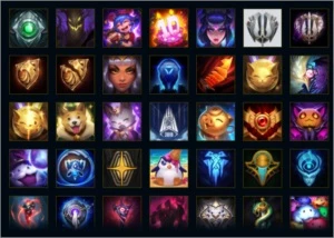 Conta UNRANKED, platina 2 season passada - League of legends LOL