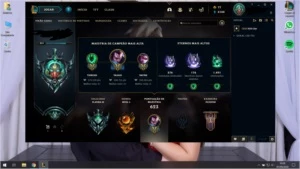 Conta Lol Plat 3 lvl 332 - League of Legends