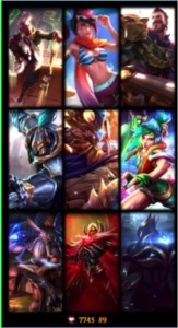 CONTA GOLD 3 LEAGUE OF LEGENDS - COM MUITAS SKINS ! LOL