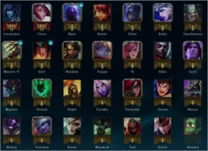 CONTA GOLD 3 LEAGUE OF LEGENDS - COM MUITAS SKINS ! LOL