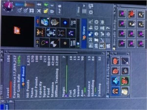 EK LEVEL 104 + MS 43 (FULL SET+600K) TALERA OPEN PVP - Tibia