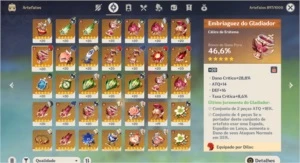 CONTA AR55 XIAO/DILUC/VENTI/KEQING/JEAN - 2HOMA/JADE/FALCÃO - Genshin Impact