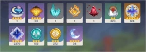 CONTA AR55 XIAO/DILUC/VENTI/KEQING/JEAN - 2HOMA/JADE/FALCÃO - Genshin Impact