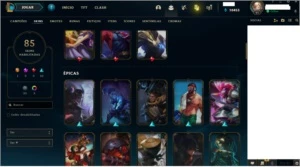 Conta League of Legends, 85 Skins, Gold II, lvl 91. LOL