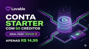 🛡️ Conta Lovable 50 Créditos | Único Método Seguro - Outros