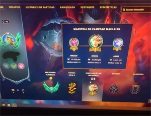 Conta plat 4 mmr de diamante,  ACEITO PROPOSTA - League of Legends LOL