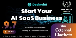 PHP Davinci AI - All-In-One SaaS Platform for AI Text, Image - Sites, Lojas e Sistemas Prontos Sites e Scripts
