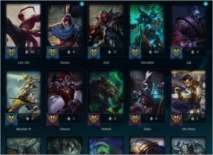 1kk lee sin 700k yasuo conta da season 5 - League of Legends LOL