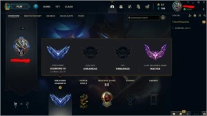 CONTA DIAMANTE 3 COM MMR BOM E POUCO JOGO, S11 MESTRE 400PT - League of Legends LOL