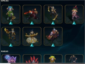 VENDO CONTA LOL LVL 299, 519 SKINS. - League of Legends