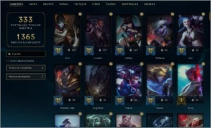 Conta de lolzinho - League of Legends